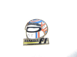 PIN'S    RENAULT  F 1  CASQUE NIGEL MANSELL - F1