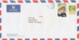 Hong Kong Air Mail Cover Sent To Denmark 1990 - Briefe U. Dokumente