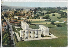 D 38.SAINT JEAN DE BOURNAY.  VUE AERIENNE.  CARTE ECRITE - Saint-Jean-de-Bournay
