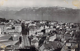 SUISSE - VAUD - LAUSANNE - Vue Générale Et Les Alpes - Edit C Sartori - Carte Postale Ancienne - Lausanne