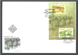 Bulgaria Bulgarie Europa CEPT 2018 Bridges - Set 2 FDC - 2018