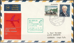 BRD Flugpost / Erstflug LH 552 Boeing 707 Ab Berlin Frankfurt - Kinshasa 2.11.1971 Ankunftstempel 3.11.1971 ( FP 65) - Premiers Vols