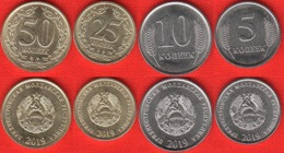 Transnistria Set Of 4 Coins: 5 - 50 Kopeek 2019 UNC - Moldova