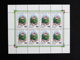 RUSSIE RUSSIA ROSSIJA URSS CCCP YT 6054 ** MNH PETITE FEUILLE ENTIERE - CACTEE CACTUS FLORE FLEUR PLANTE FLOWER BLUME - Ganze Bögen