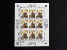 RUSSIE RUSSIA ROSSIJA URSS CCCP YT 6057 ** MNH PETITE FEUILLE ENTIERE - CATHEDRALE BASILE LE BIENHEUREUX MOSCOU - Feuilles Complètes