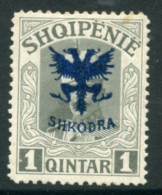 ALBANIA 1920 Overprint On Unissued Prince William 1 Q. LHM / *.  Michel 67 - Albania