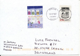 Finland  Cover Sent To Germany Kerava 12-12-2007 Single Franked And A Christmas Seal - Storia Postale