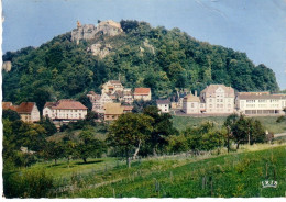 Ferrette Jura Alsacien Vue Prise De La Hauteur De Sondersdorf ( Panorama , Château ; Timbrée En 1972 - Ferrette