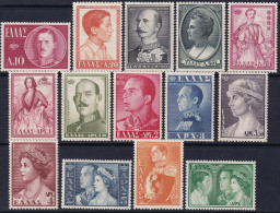 Greece 1957 Sc 604-17  Complete Set MLH* - Nuevos