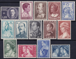 Greece 1956 Sc 587-600  Complete Set MLH* - Neufs