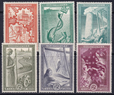 Greece 1951 Sc 539-44  Set MH* - Nuevos