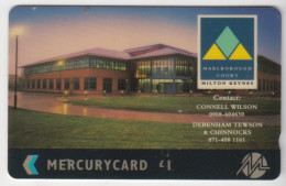 Mercury - Phonecard - Milton Keynes £2 - [ 4] Mercury Communications & Paytelco