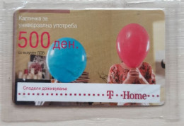 Macedonia Prepaid T Mobile Card, 500 Denar, Mint In The Package - Nordmazedonien