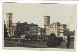 Real Photo Postcard, Isle Of White, Osborne House, Building, Landscape, 1925. - Cowes