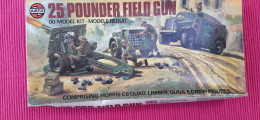 25 Pounder Field Gun + Morris C8 Quad + 5 Figures - Model Kit - Vintage Classics Military Airfix (1:76) - Military Vehicles