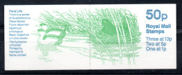 GRANDE BRETAGNE/ FAUNE /OISEAUX / CARNET N° YVERT : C606a-5 POND LIFE N° 3 - Postzegelboekjes