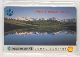 Mercury -  Phonecard - Shell - Mint Wrapped £2 - Mercury Communications & Paytelco
