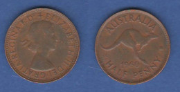 Australia 1/2 Penny 1960 Half Penny Australie - ½ Penny