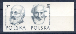 POLOGNE < ESSAI Yvert N° 898 + 899 - MEDECINS BENEDYKT DYBOWSKI + HENRYK JORDAN - Prototype De Gravure - Plaatfouten & Curiosa