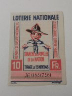 Luxembourg Loterie Nationale, 1946 - Billets De Loterie