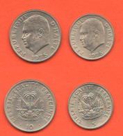 Haiti 5 + 10 Centimes 1975 FAO Claude Duvalier - Haiti