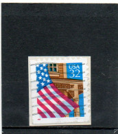 ETATS-UNIS       32 C  De Carnet    1997    Y&T : 2578    Coté Gauche Et Bas Non Dentelés   Sur Fragment Oblitéré - 1981-...