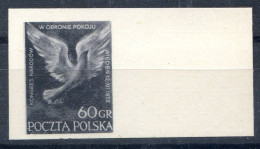 POLOGNE < ESSAI Yvert N° 694 < CONGRES De La PAIX - Prototype De Gravure - Variétés & Curiosités