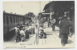 ROMONT LA GARE TRAIN GROS PLAN CARTE SUPERBE - Romont