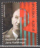 Poland 2014 - Jana Karski - Mi.4674 - Used - Used Stamps