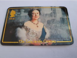 GREAT BRITAIN /25 UNITS / QUEEN ELIZABETH/ THE LADY OF THE CENTURY/ 100TH / (date 08/99)  PREPAID CARD / MINT  **14624** - Collezioni