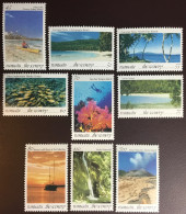 Vanuatu 1993 Scenery Definitives Marine Life 45-300vt MNH - Vanuatu (1980-...)