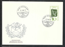 LIECHTENSTEIN 1966: LSC De Schaan Obl, CAD Spécial - Storia Postale