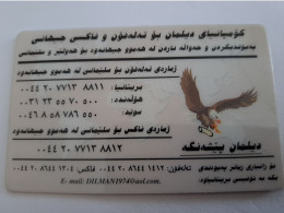 TURKEY/ KURDISTAN  DILMAN IS THE BEST/ EAGLE/ SILVER    /  ARABIC LETTERING/      NICE OLDER  PREPAID  CARD    **14631** - Turquie