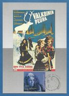 Finnland / Suomi 1996  Mi.Nr. 1342 ," Das Weiße Waldren " - 100 Jahre Finnischer Film - Maximum Card - Helsinki 1.4.1996 - Cartes-maximum (CM)