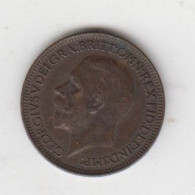 Great Britain 1926 George V, Farthing KM825 - Andere & Zonder Classificatie