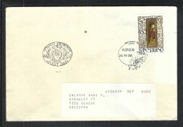 SAN MARINO 1986: LSC Ill. "Noël" Pour Genève (Suisse) - Lettres & Documents