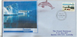 Paysages De L'Antarctique, Timbre Landing Field, Base Casey, Lettre Adressée NT  Australia - Briefe U. Dokumente