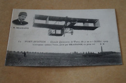 Aviation ,aviateur, Avion Piloté Par Delagrange,1909, Ancienne Carte Photo Originale, Pour Collection - Piloten