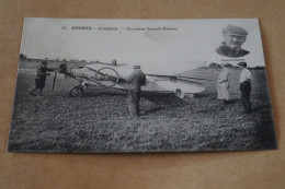 Aviation ,aviateur, Aéroplane Esnault - Pelterie, Ancienne Carte Photo Originale, Pour Collection - Flieger