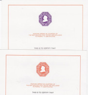 Postage Imprint By Courtesy Of The New Zealand Post Office And Exclusive To PANPEX '77 Certificates - Brieven En Documenten