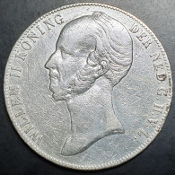 Netherlands 2 1/2 2.5 Gulden Willem William II 1845 Very Fine Polished - 1840-1849: Willem II