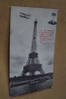 Aviation ,aviateur,De Lambert Sur Son Biplan Wright, 1909, Ancienne Carte Postale,collection - Airmen, Fliers