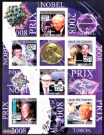 The Nobel Prize - Prix Nobel 2008 -|- Comores, 2008 - MNH . Imperforated - Comores (1975-...)