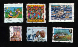 POLAND - 6 Stamps - Used - #230 - Oblitérés