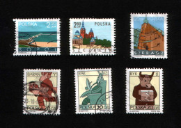 POLAND - 6 Stamps - Used - #231 - Oblitérés