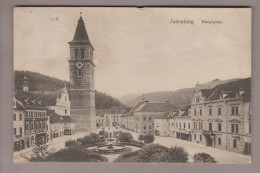 AT Steiermark Judenburg Hauptplatz 1912-12-21 Fotokarte Nach Bombay >Nagpur - Judenburg