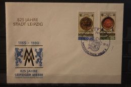 DDR 1990;  Leipziger Frühjahrsmesse 1990, Messebrief; MiNr. 3316-17; Seltener SST - Enveloppes - Oblitérées