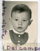 - 2 Petites Photos, Portait Du Garçont GAYET, Photographe De Roubaix, Années 1960, Dim : 7.3 X 5.3 Cm, TBE, Scans, - Personnes Identifiées