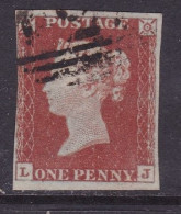 GB Victoria Line Engraved  Penny Red . (LJ)  Good Used. - Usados