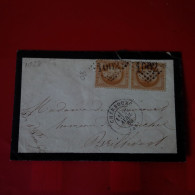 LETTRE CHERBOURG POUR BRILLEVAST - 1849-1876: Klassieke Periode